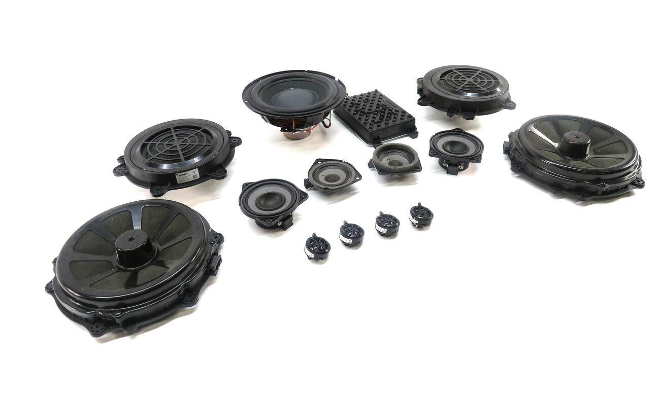 Thumbnail 4: 2012 PORSCHE CAYENNE (958) RADIO STEREO BOSE AUDIO SUBWOOFER TWEETER SPEAKER SET