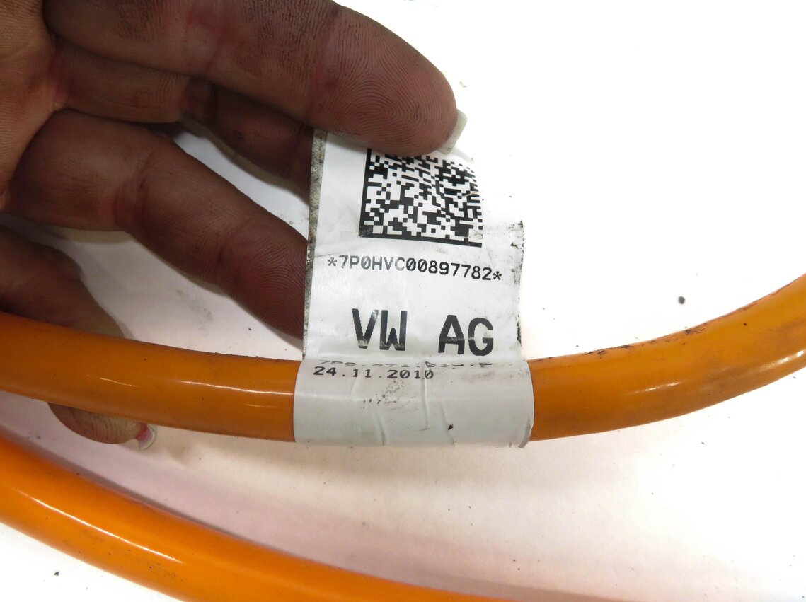 Thumbnail 6: 2012 PORSCHE CAYENNE HYBRID (958) HIGH VOLTAGE BATTERY CABLE HARNESS