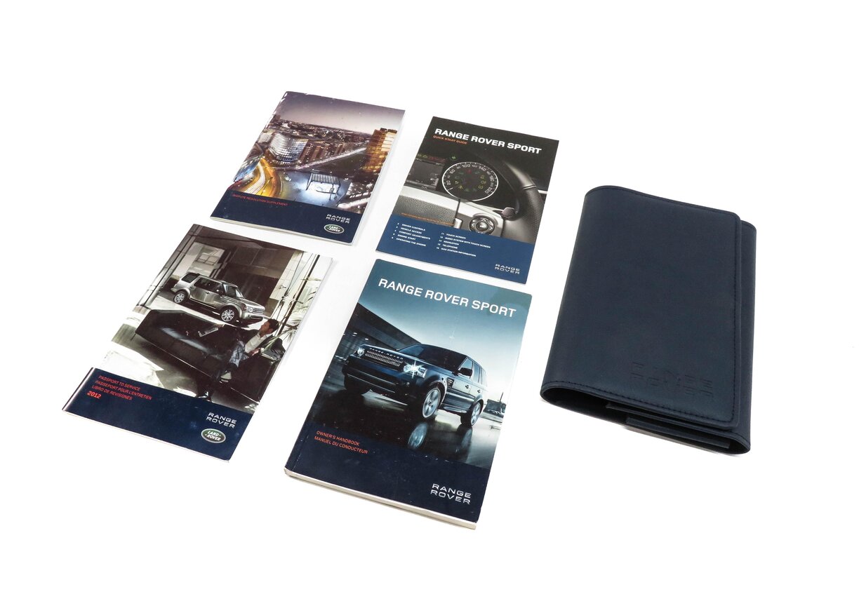 2012 RANGE ROVER SPORT (L320) OWNERS MANUAL BOOK BOOKLET GUIDE SET w/ CASE