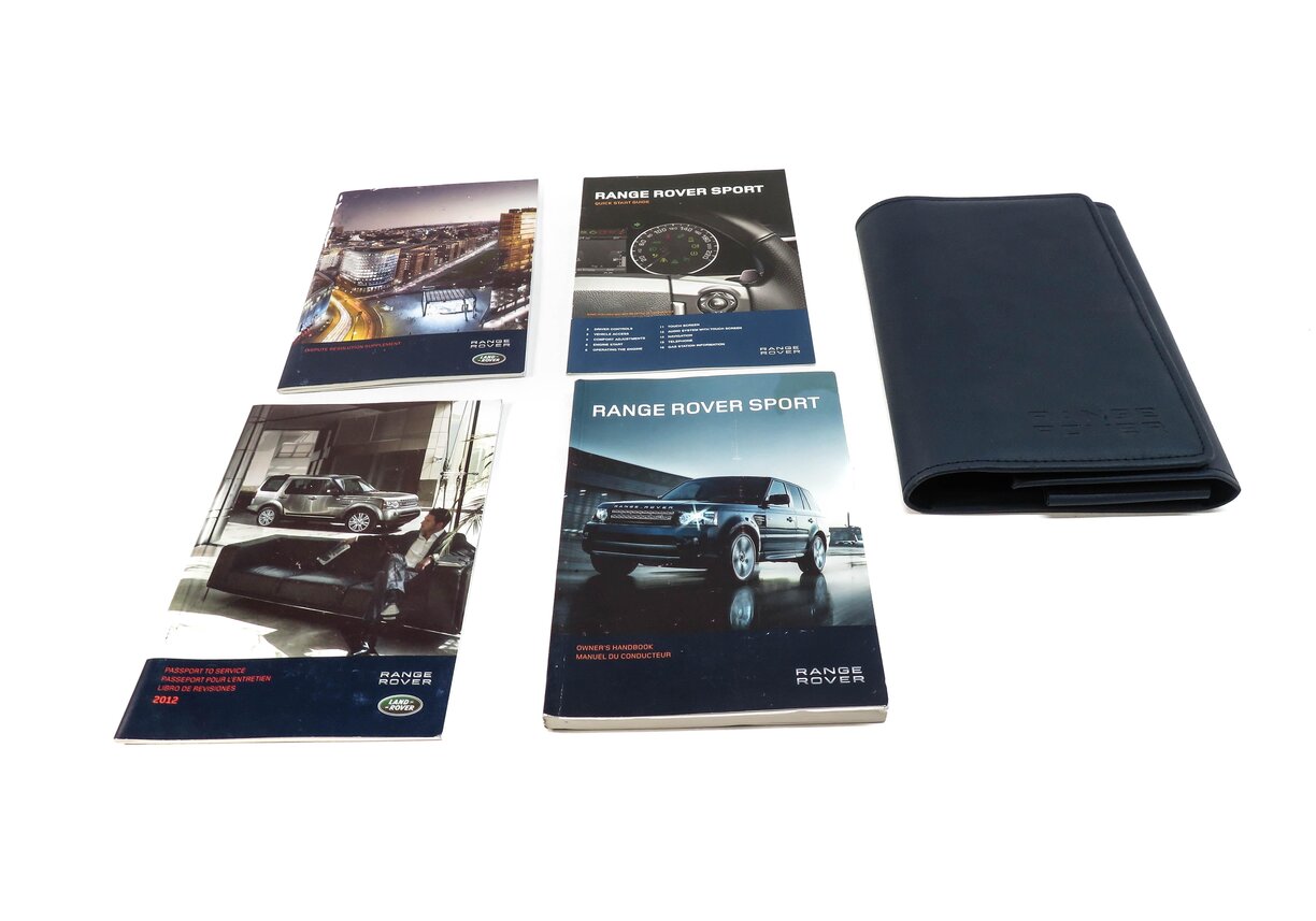 Thumbnail 2: 2012 RANGE ROVER SPORT (L320) OWNERS MANUAL BOOK BOOKLET GUIDE SET w/ CASE