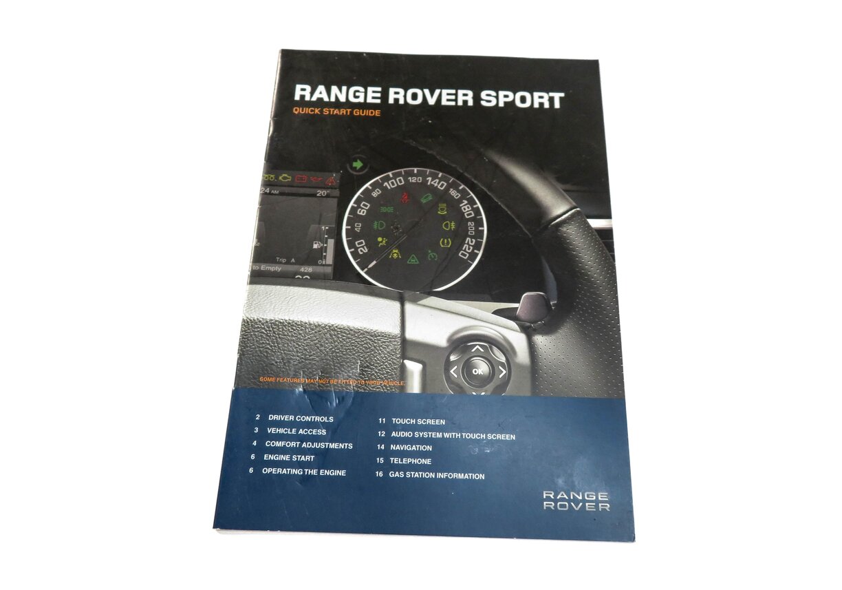Thumbnail 6: 2012 RANGE ROVER SPORT (L320) OWNERS MANUAL BOOK BOOKLET GUIDE SET w/ CASE