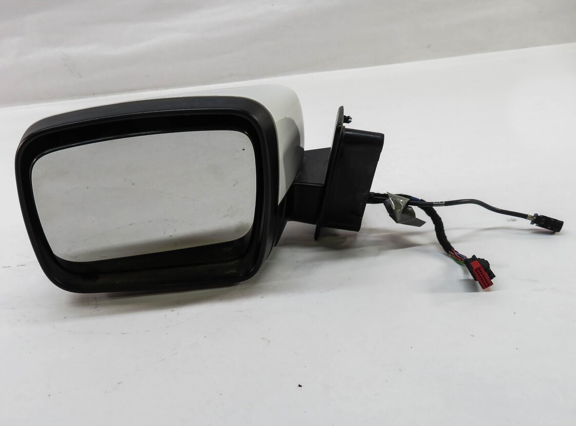 10-13 LR4 RANGE ROVER SPORT L320 LEFT P-FOLD MEMORY HEATED CAMERA MIRROR (WHITE)