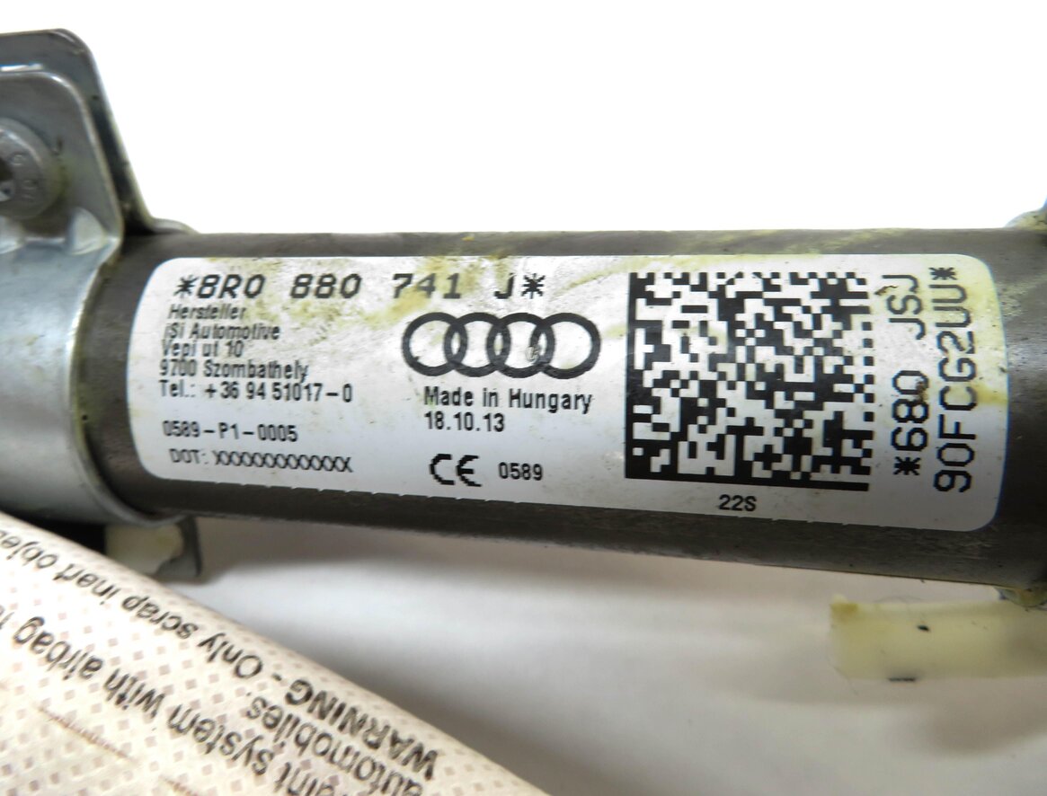 Thumbnail 5: 2013-2017 AUDI Q5 SQ5 (B8 8R) LEFT DRIVER ROOF SIDE CURTAIN AIRBAG AIR BAG