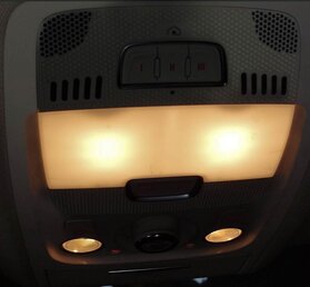 Thumbnail 2: 2009-2017 AUDI Q5 (B8 8R) FRONT DOMELIGHT MAP READING DOME LIGHT LAMP (BEIGE)