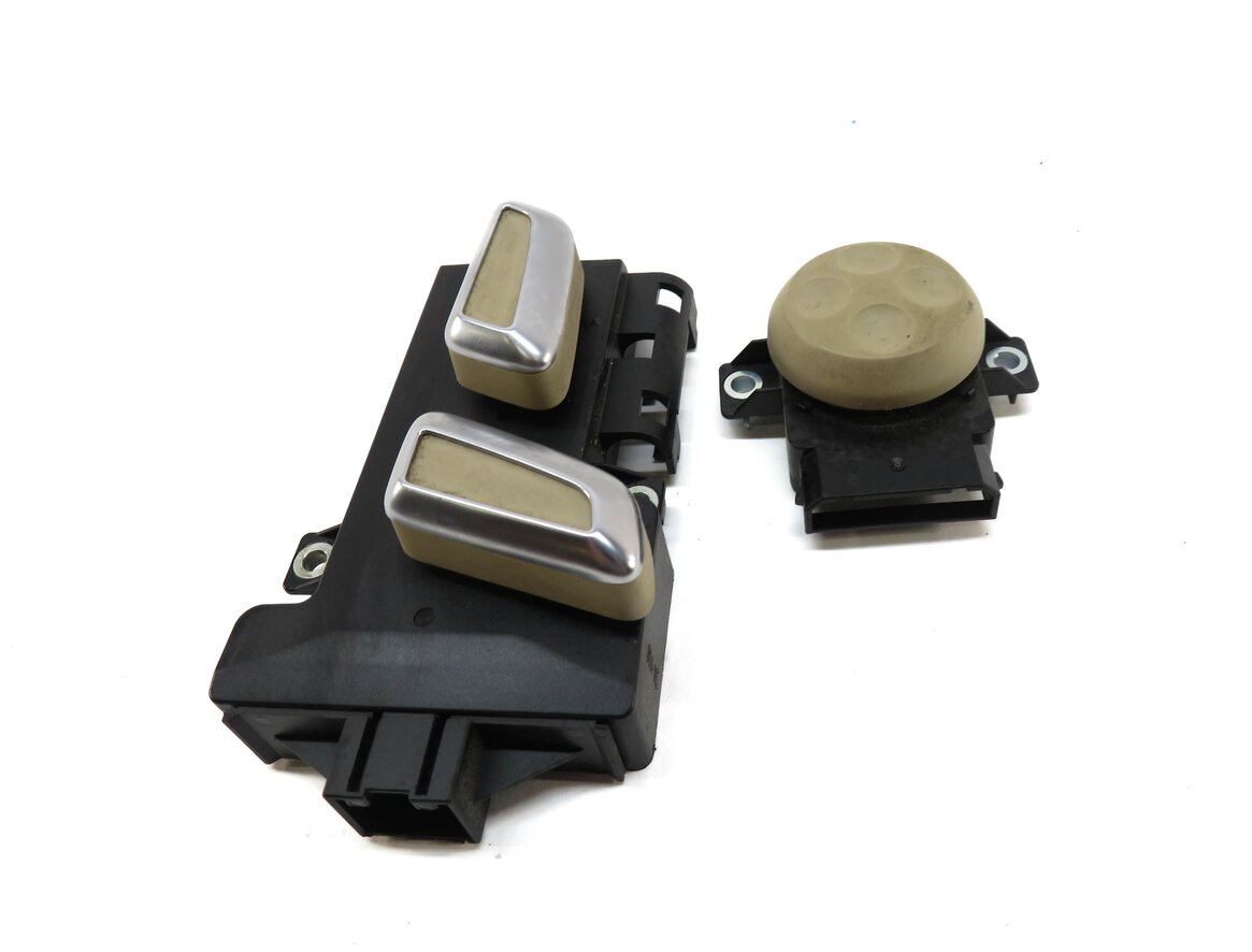 Thumbnail 2: 2014 AUDI Q5 (B8 8R) LEFT FRONT DRIVER SEAT ADJUSTMENT ADJUST SWITCH SET (BEIGE)