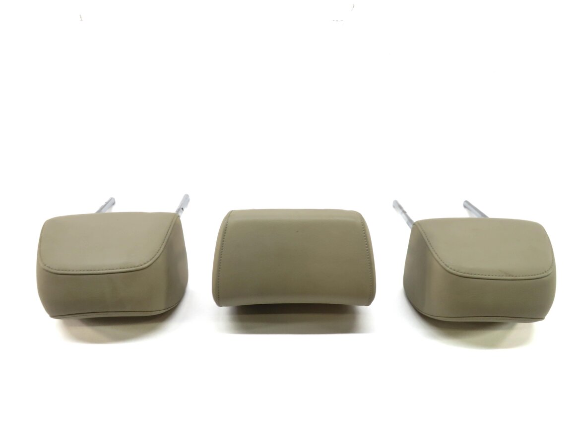 Thumbnail 4: 2014 AUDI Q5 (B8 8R) REAR SEAT LEFT CENTER RIGHT HEADREST SET (PISTACHIO BEIGE)