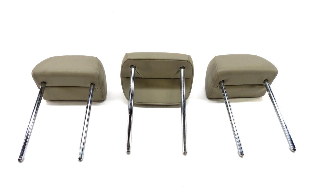 Thumbnail 5: 2014 AUDI Q5 (B8 8R) REAR SEAT LEFT CENTER RIGHT HEADREST SET (PISTACHIO BEIGE)