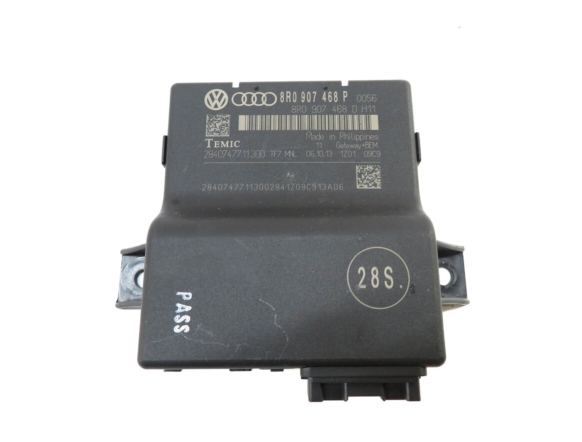 Thumbnail 10: 13-15 AUDI Q5 (B8 8R) 2.0L CPMB TURBO ENGINE ECM BCM IMMOBILIZER MODULE KEY SET