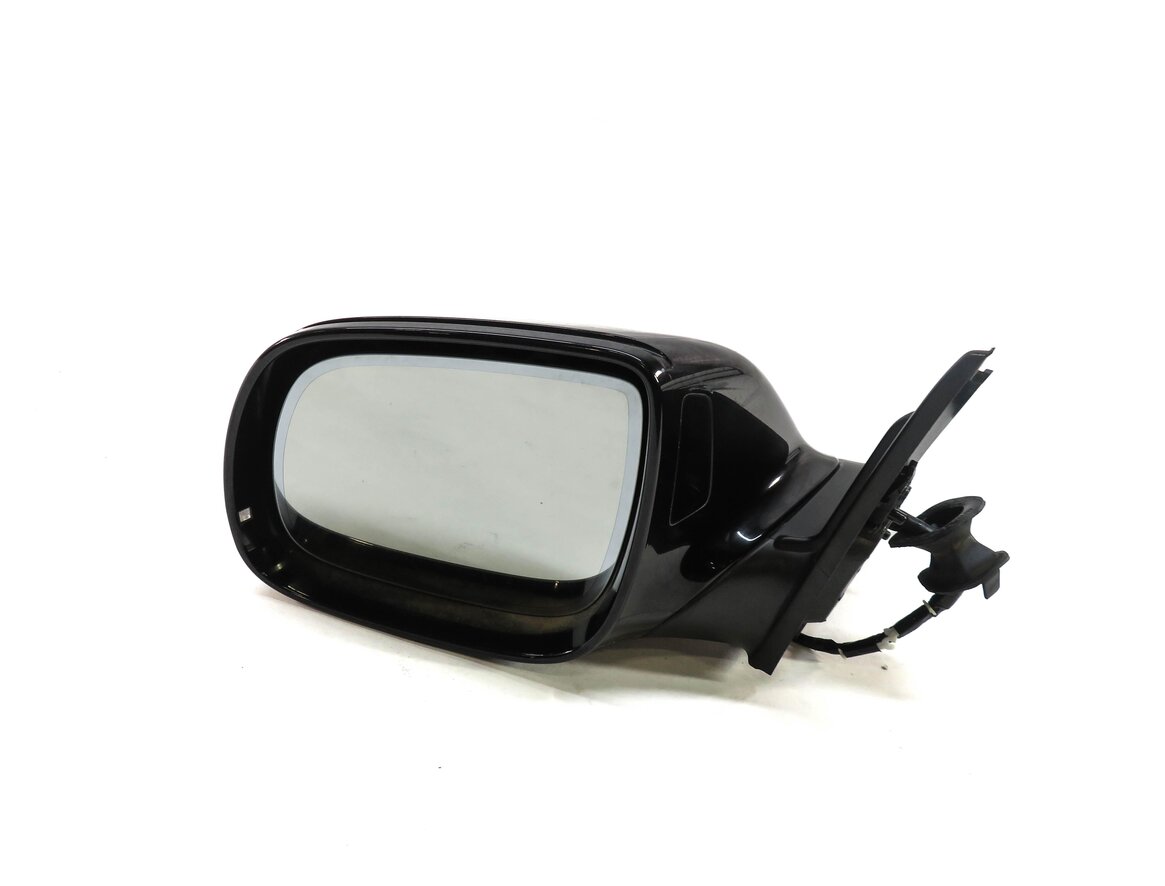 Thumbnail 2: 09-14 AUDI Q5 B8 8R LEFT PFOLD HEAT MEMORY AUTODIM BLIND SPOT DOOR MIRROR BLACK