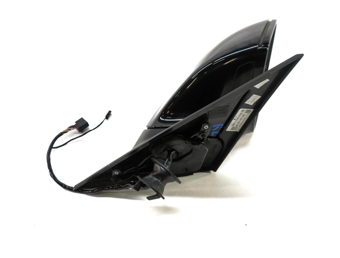 Thumbnail 4: 09-14 AUDI Q5 B8 8R RIGHT PFOLD HEAT MEM AUTODIM BLIND SPOT DOOR MIRROR (BLACK)