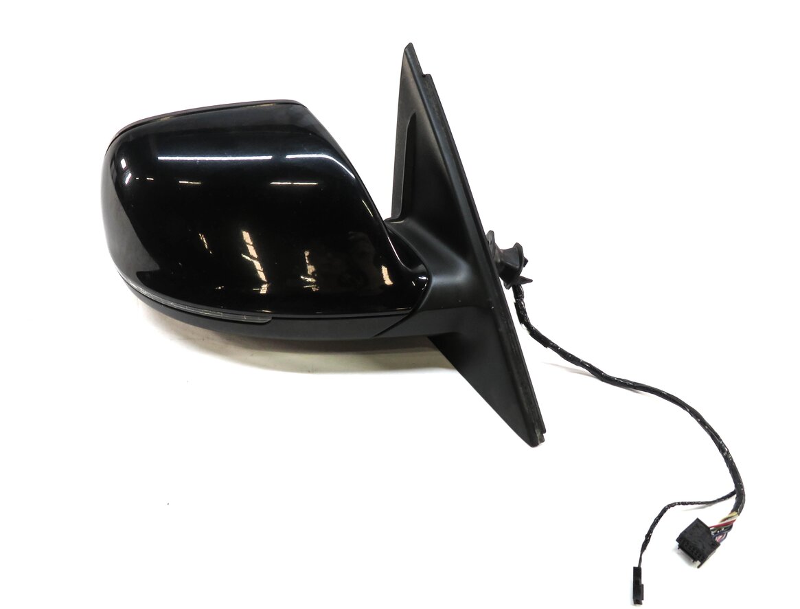 Thumbnail 5: 09-14 AUDI Q5 B8 8R RIGHT PFOLD HEAT MEM AUTODIM BLIND SPOT DOOR MIRROR (BLACK)