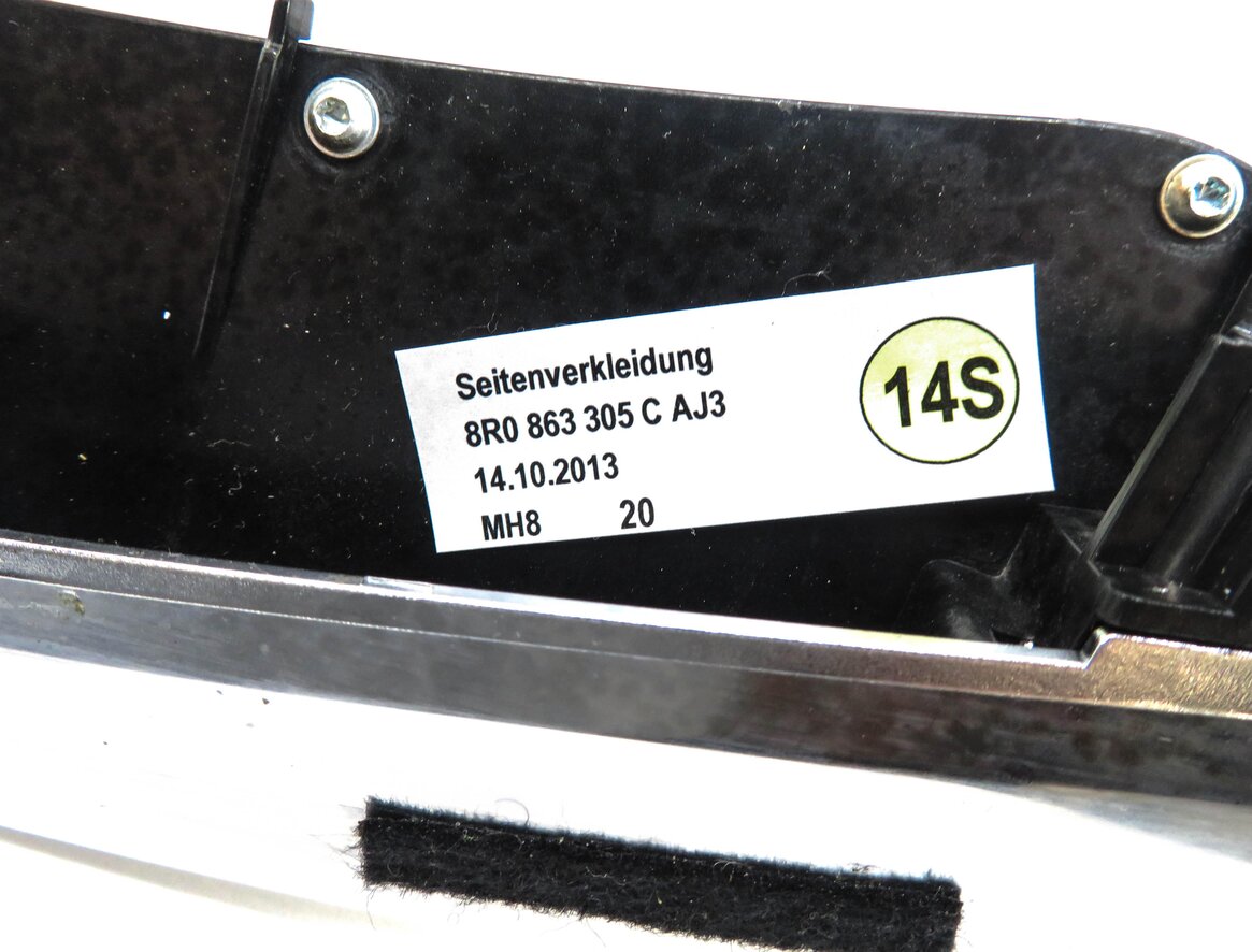 Thumbnail 14: 2014 AUDI Q5 (B8 8R) DASH DOOR CONSOLE WOOD GRAIN TRIM PANEL SET (ASH BROWN AJ3)