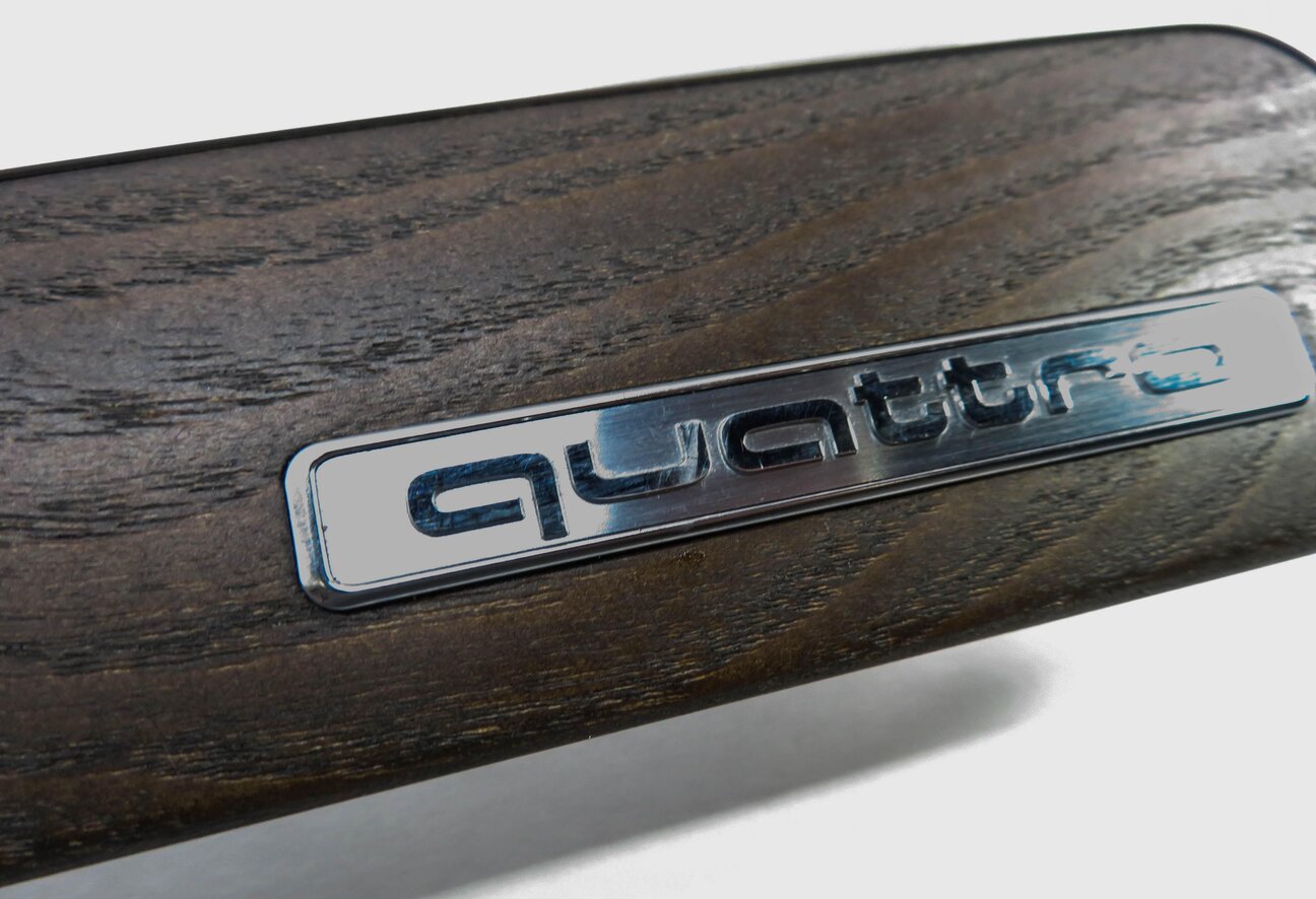 Thumbnail 4: 2014 AUDI Q5 (B8 8R) DASH DOOR CONSOLE WOOD GRAIN TRIM PANEL SET (ASH BROWN AJ3)