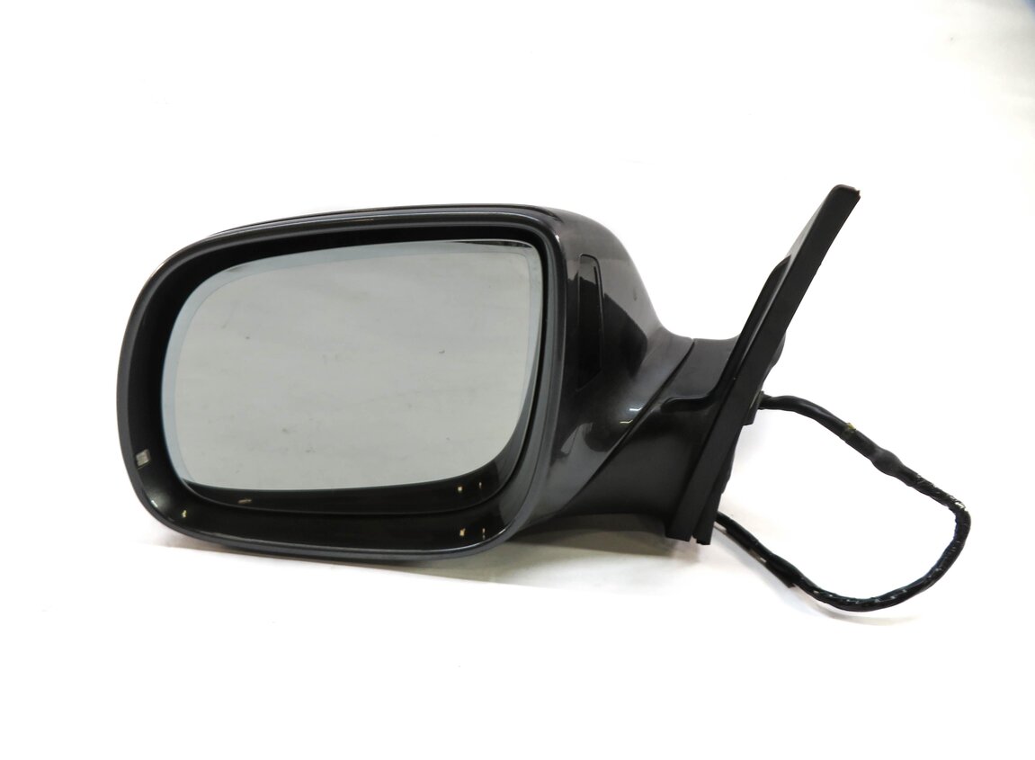 Thumbnail 2: 2013-2015 AUDI Q7 (4L) LEFT DRIVER P-FOLD BLIND SPOT DOOR MIRROR (DAYTONA GRAY)