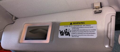 Thumbnail 2: 2007-2015 AUDI Q7 (4L) FRONT LEFT & RIGHT SUN VISOR SUNVISOR SHADE SET (GRAY)
