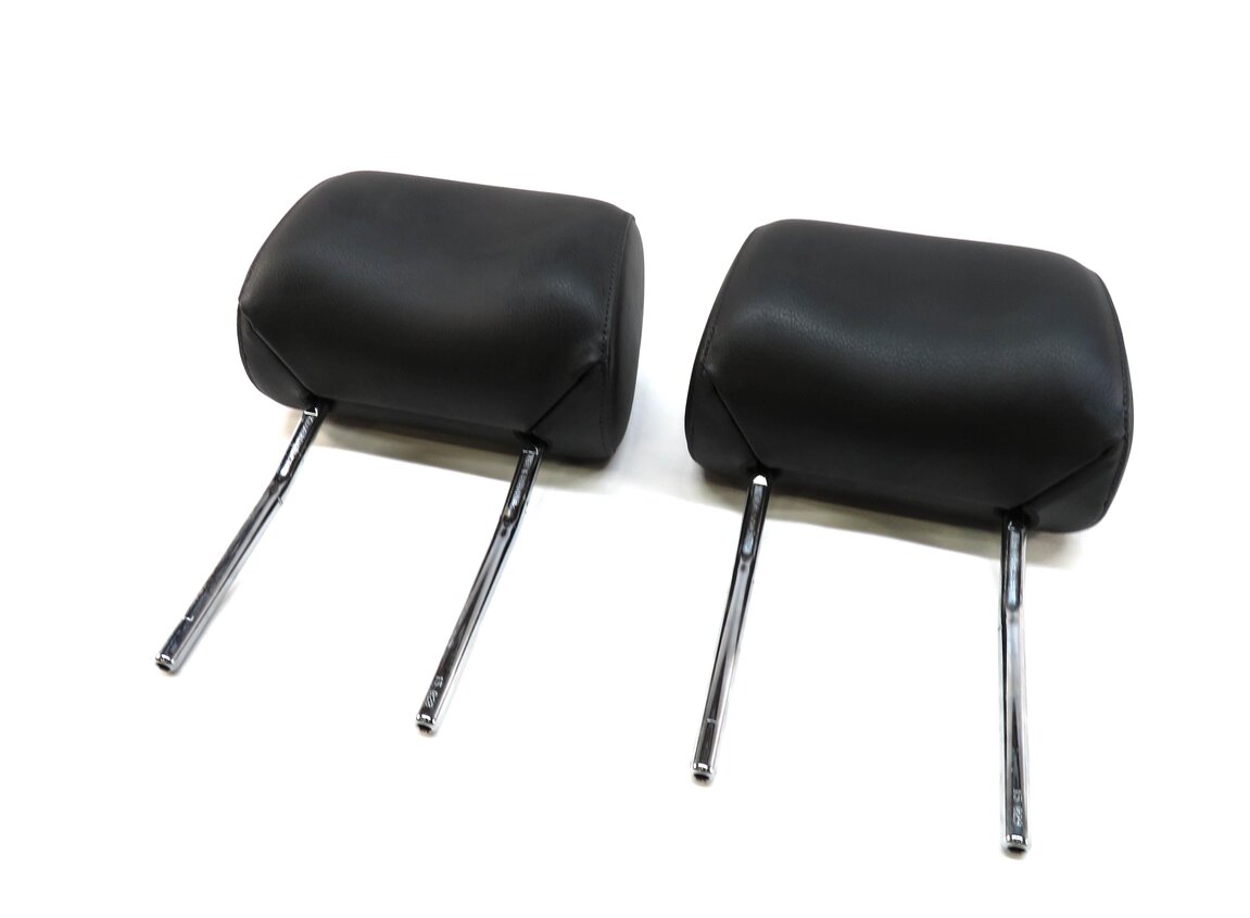 2015 AUDI Q7 (4L) FRONT LEFT & RIGHT SEAT HEADREST SET-2 (BLACK CA)