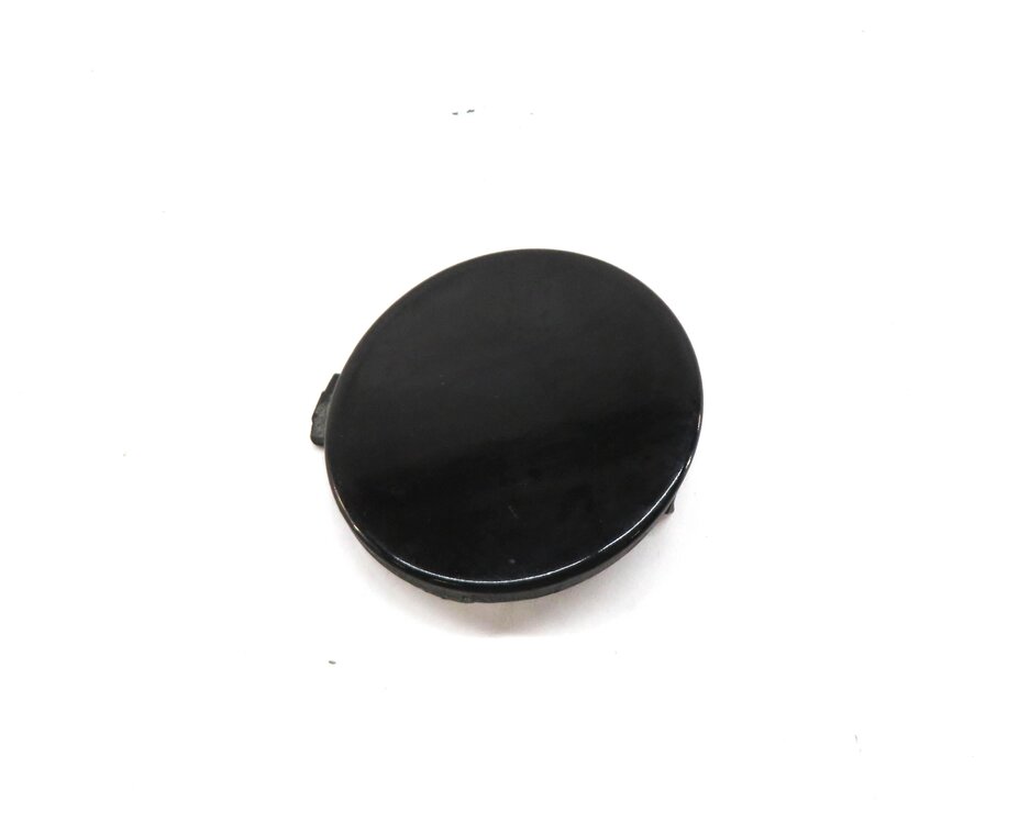 2011 AUDI A5 (B8 8T) CONVERTIBLE REAR TOW HOOK COVER TRIM (BRILLIANT BLACK A2)