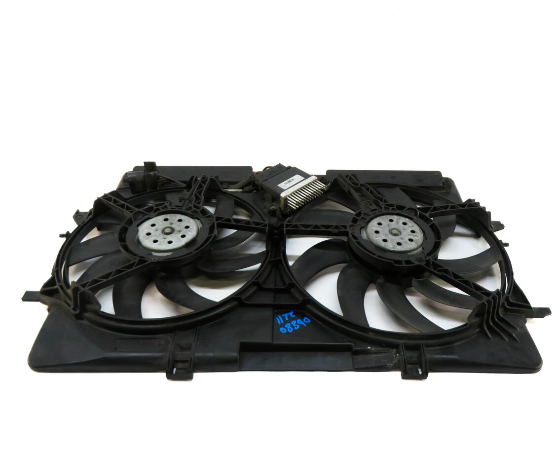 Thumbnail 5: 09-17 AUDI A4 A5 Q5 S4 (B8 8T 8R) 2.0L 3.0L 3.2L RADIATOR COOLING FAN w/ SHROUD