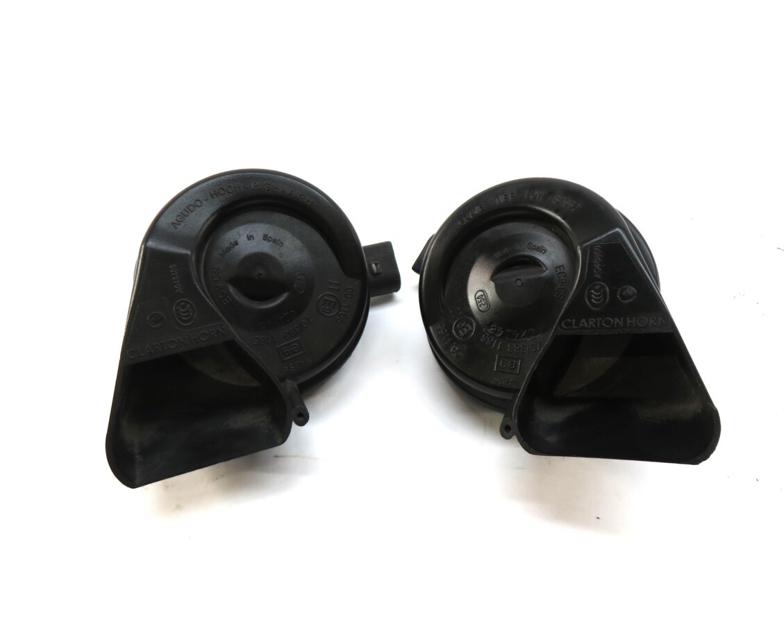 Thumbnail 2: 2008-2017 AUDI A4 A5 S4 S5 Q5 (B8 8K 8R 8T) HIGH & LOW TONE SAFETY HORN SET