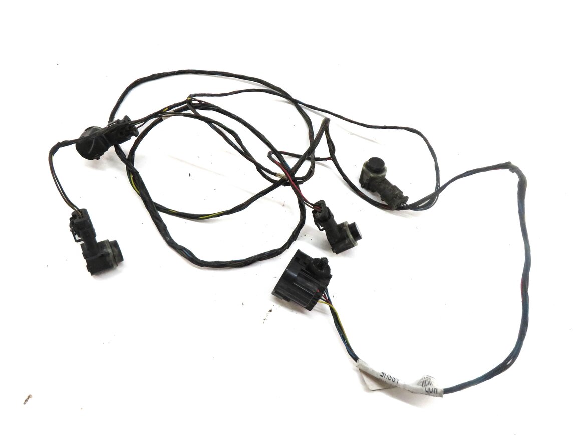 2012 RANGE ROVER SPORT (L320) REAR PDC PARK DISTANCE SENSOR SET w/ HARNESS BLACK