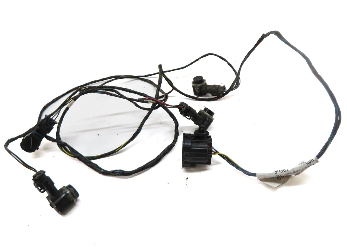 Thumbnail 2: 2012 RANGE ROVER SPORT (L320) REAR PDC PARK DISTANCE SENSOR SET w/ HARNESS BLACK