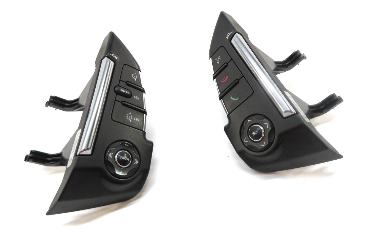 2012 RANGE ROVER SPORT L320 RADIO PHONE CRUISE STEERING WHEEL SWITCH BUTTON SET