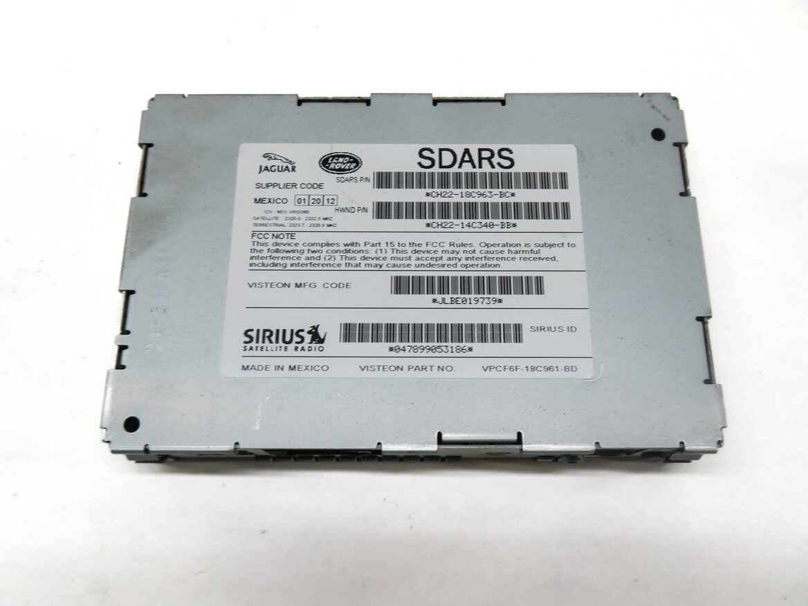 Thumbnail 2: 12-13 LAND ROVER LR2 LR4 EVOQUE RANGE ROVER SPORT SIRUIS SATELLITE RADIO MODULE
