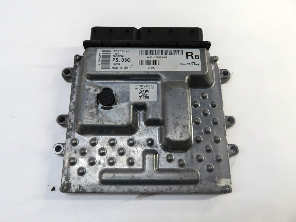 Thumbnail 5: 12-13 RANGE ROVER SPORT (L320) 5.0L SUPERCHARGED ENGINE ECM BCM MODULE KEY SET