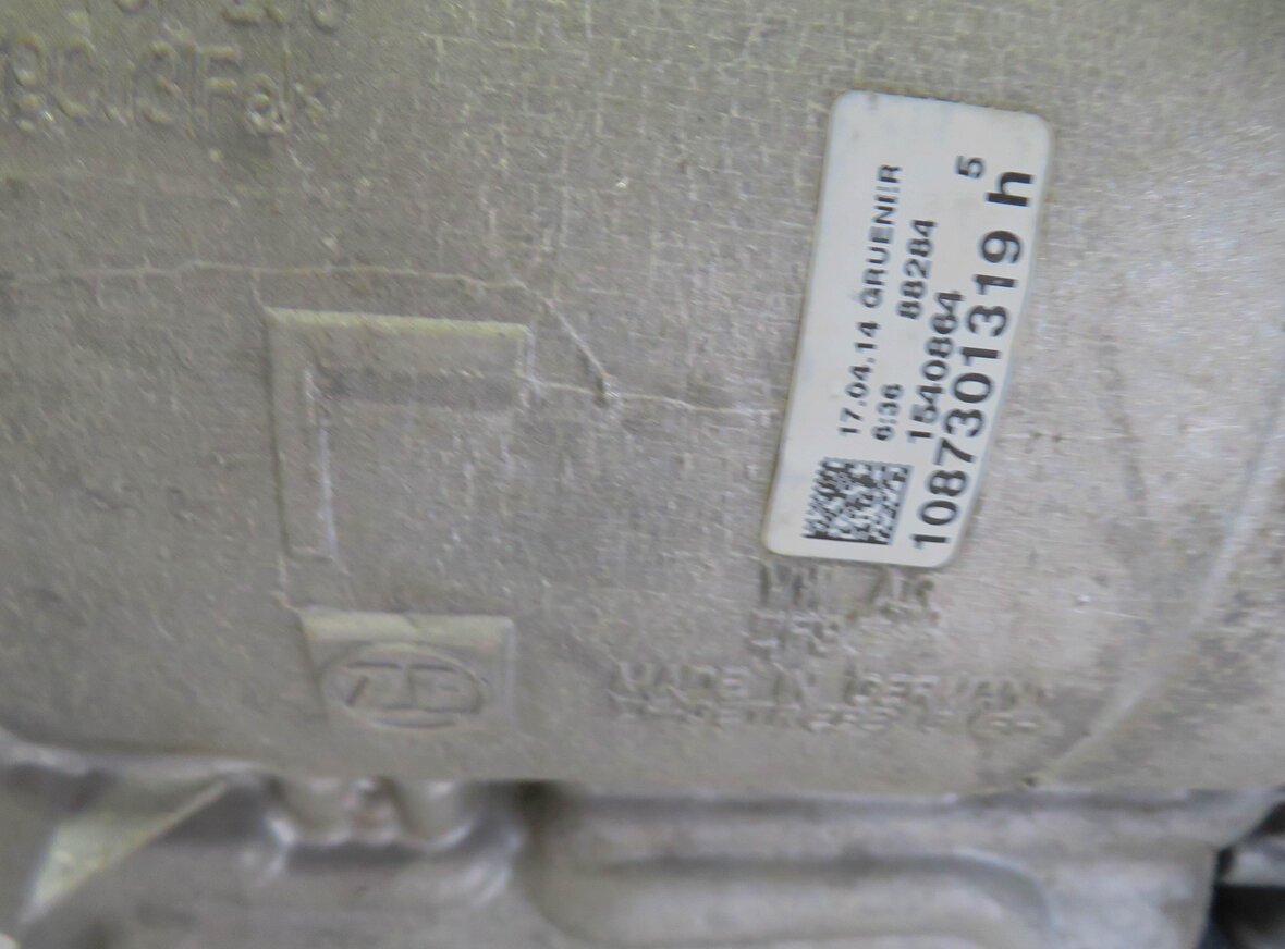 Thumbnail 13: 14-16 AUDI Q5 (B8 8R) TDI DIESEL PFJ 8-SPEED A/T TRANSMISSION ASSEMBLY (105k)