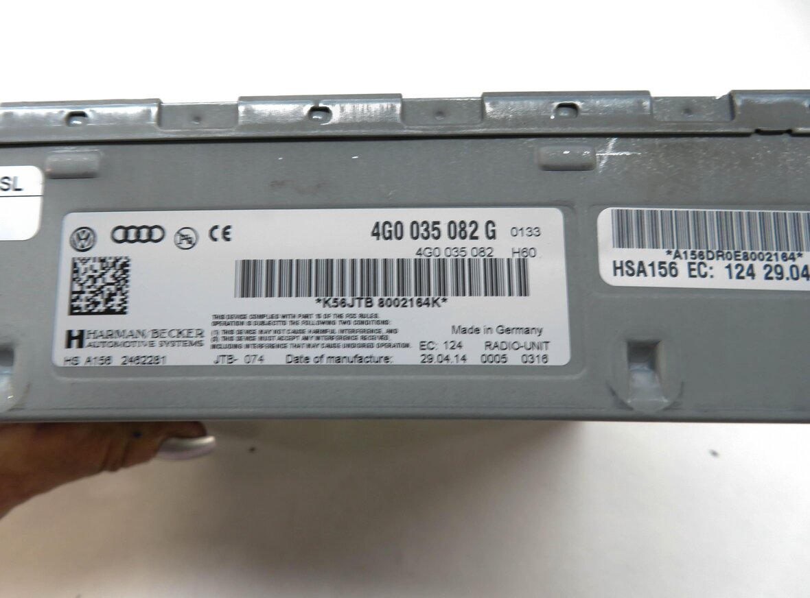 Thumbnail 4: 10-17 VW TOUAREG AUDI A4 A6 Q5 S4 S6 (B8 8K C7 8R) RADIO STEREO RECEIVER MODULE