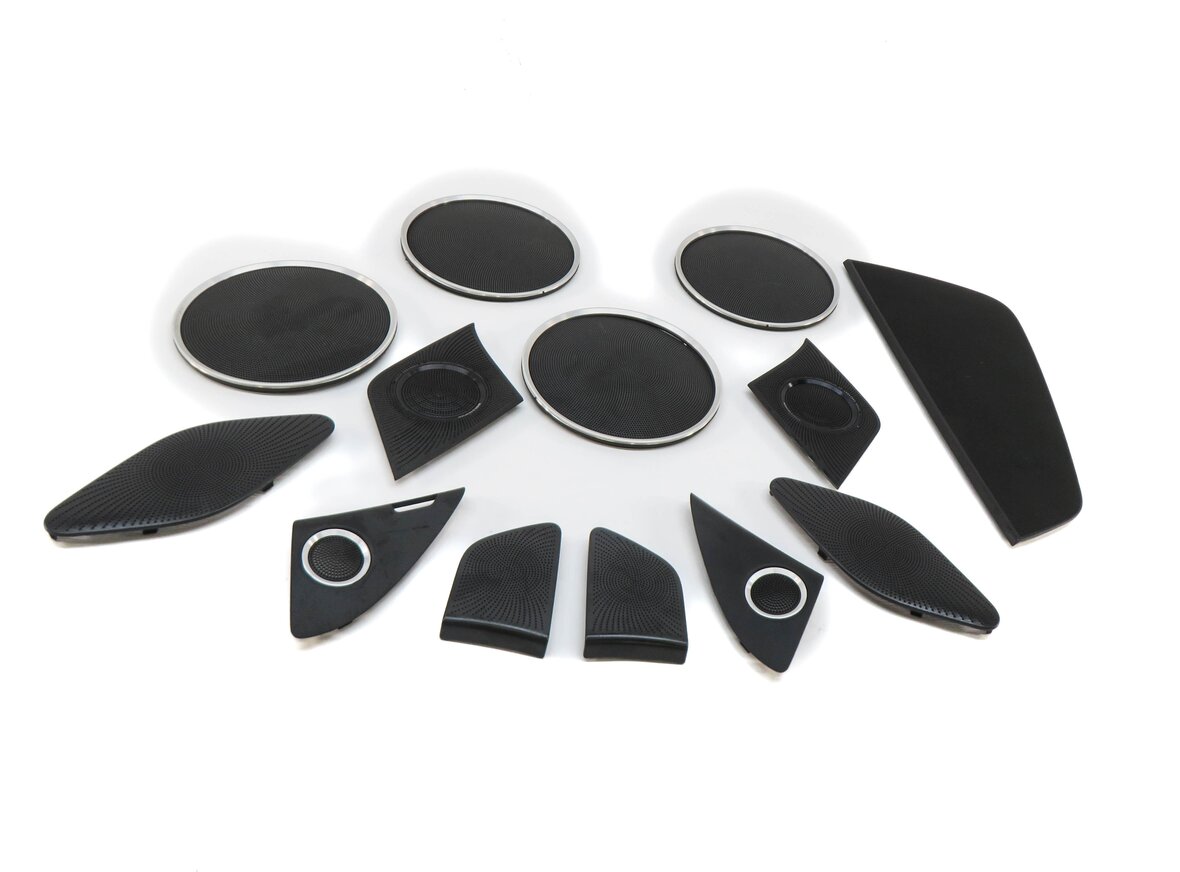 Thumbnail 2: 2014 AUDI Q5 (B8 8R) BANG & OLUFSEN AUDIO SPEAKER GRILLE TRIM COVER SET-13