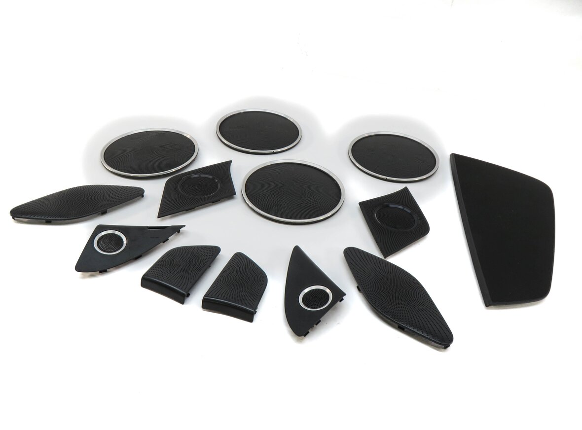 Thumbnail 3: 2014 AUDI Q5 (B8 8R) BANG & OLUFSEN AUDIO SPEAKER GRILLE TRIM COVER SET-13