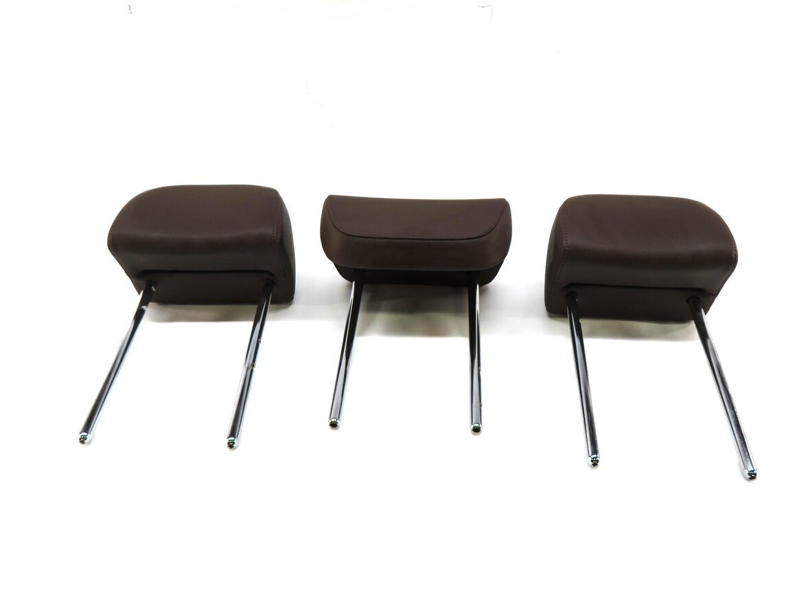 Thumbnail 2: 2014 AUDI Q5 (B8 8R) REAR SEAT LEFT CENTER RIGHT HEADREST SET-3 (CHESTNUT BROWN)