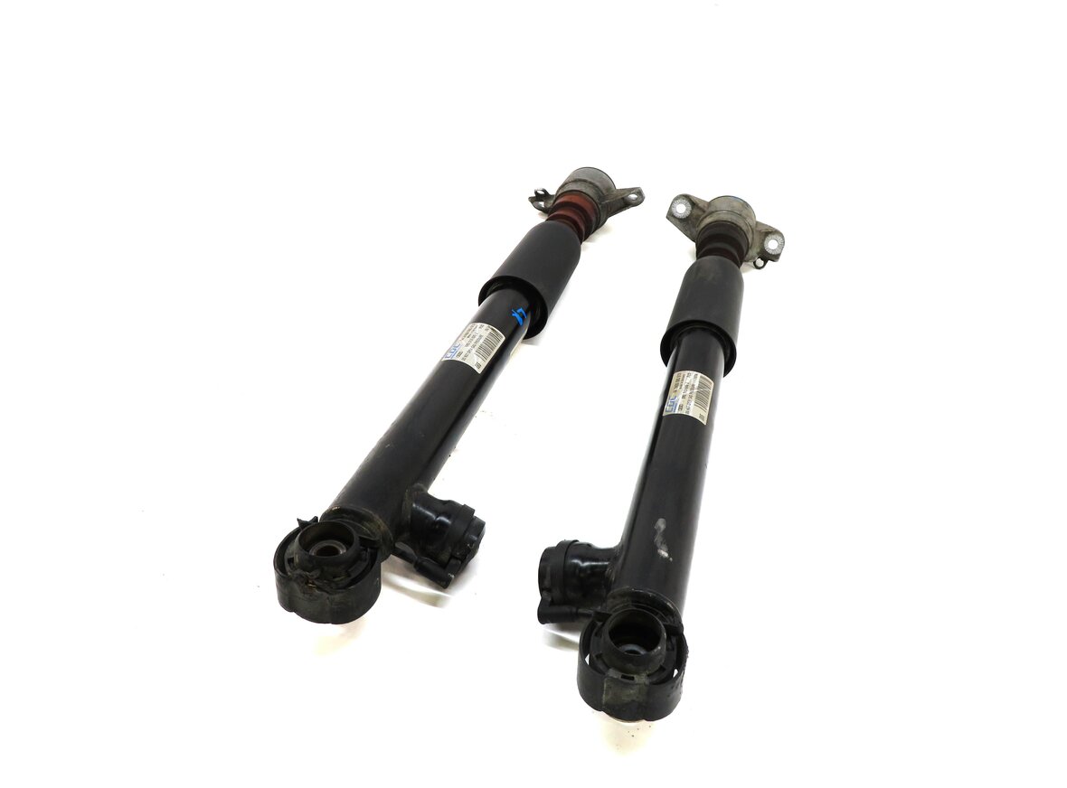 2014 AUDI Q5 (B8 8R) REAR EDC ELECTRIC DAMPING SUSPENSION SHOCK STRUT SET-2