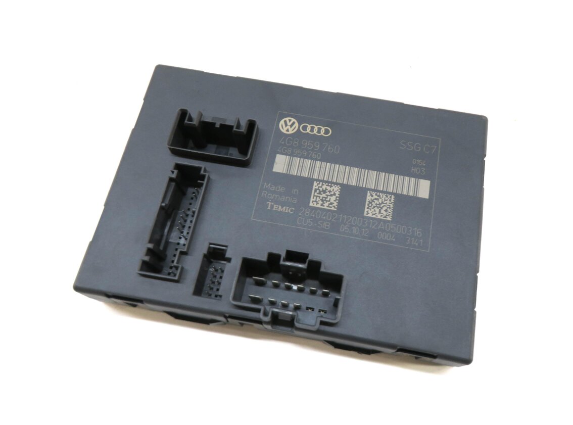 2012-2017 AUDI A6 S6 (C7) LEFT FRONT DRIVER MEMORY SEAT CONTROL MODULE