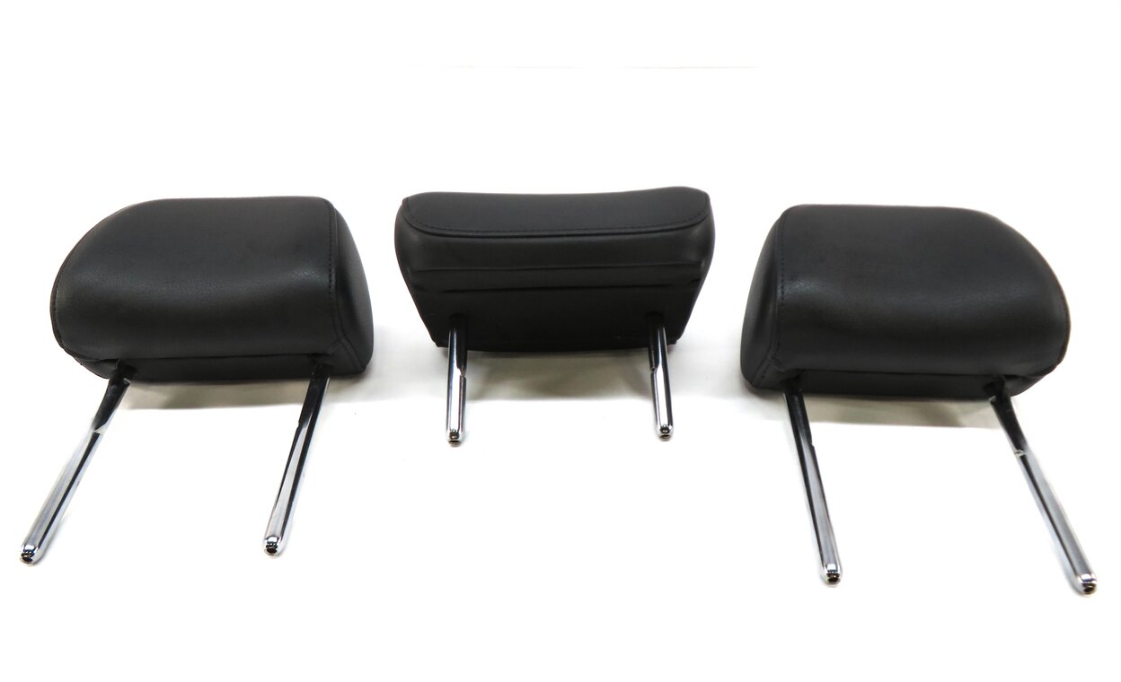 Thumbnail 2: 2013 AUDI A6 (C7) REAR SEAT LEFT CENTER RIGHT HEADREST SET-3 (BLACK FZ)