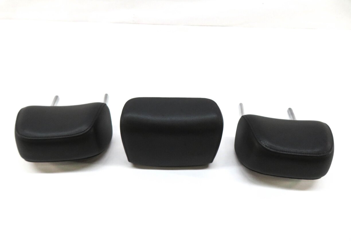 Thumbnail 3: 2013 AUDI A6 (C7) REAR SEAT LEFT CENTER RIGHT HEADREST SET-3 (BLACK FZ)