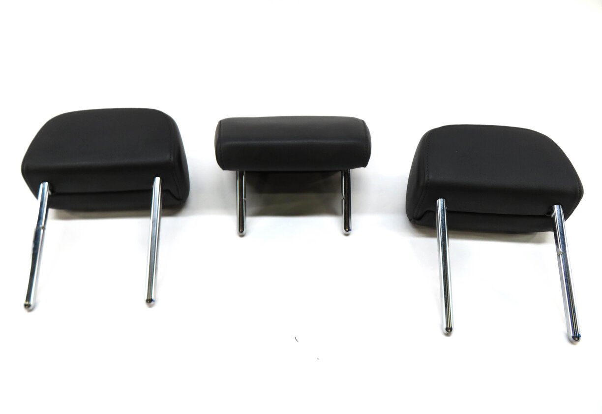 Thumbnail 5: 2013 AUDI A6 (C7) REAR SEAT LEFT CENTER RIGHT HEADREST SET-3 (BLACK FZ)