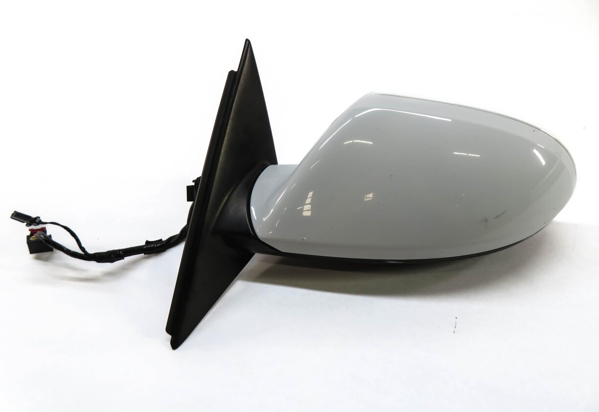 Thumbnail 6: 2012-2013 AUDI A6 (C7) LEFT P-FOLD HEAT MEMORY BLIND SPOT DOOR MIRROR (WHITE)