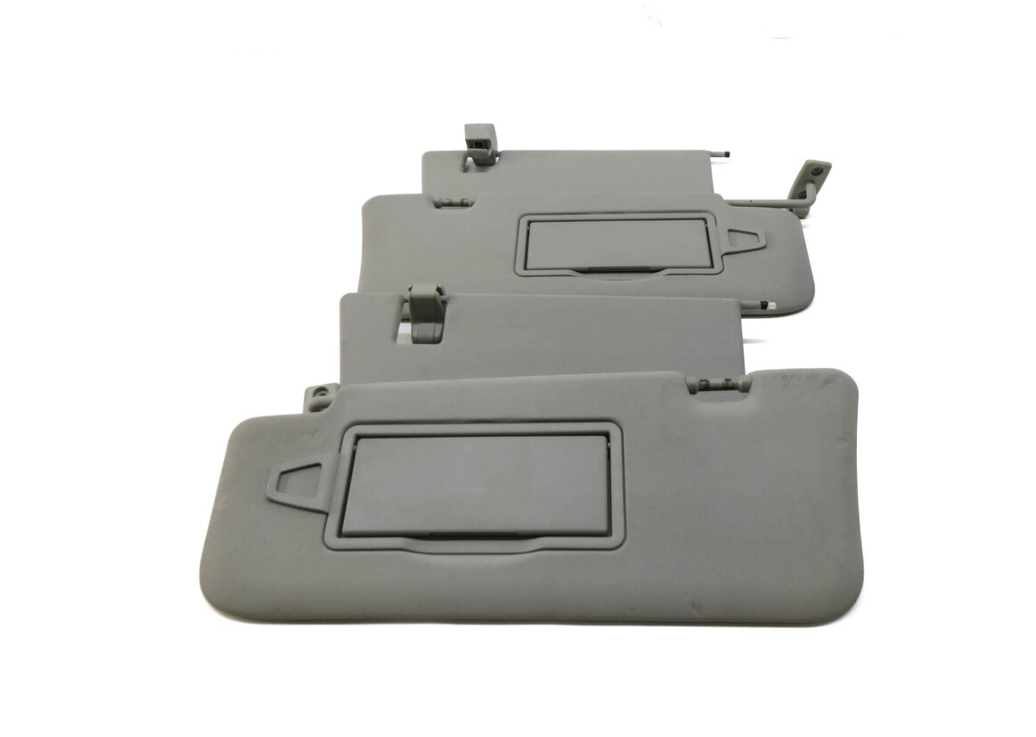 Thumbnail 2: 06-12 MERCEDES GL ML CLASS (W164 X164) FRONT LEFT & RIGHT SUNVISOR SET (GRAY)