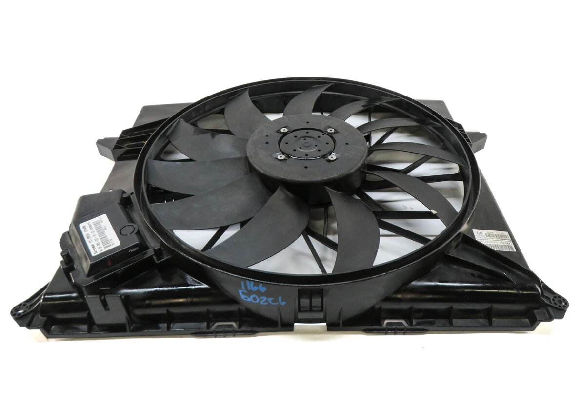 Thumbnail 3: 2007-2012 MERCEDES GL ML R CLASS (X164 W164 W251) RADIATOR COOLING FAN w/ SHROUD