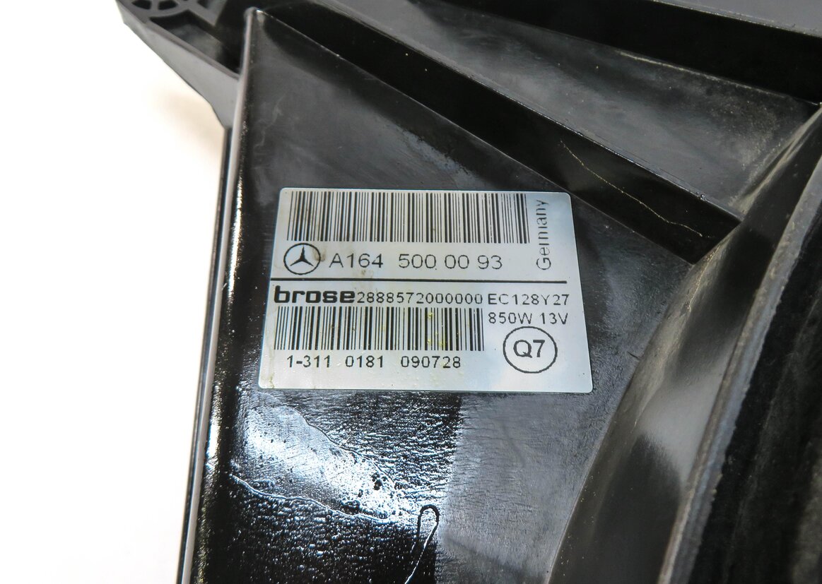 Thumbnail 9: 2007-2012 MERCEDES GL ML R CLASS (X164 W164 W251) RADIATOR COOLING FAN w/ SHROUD