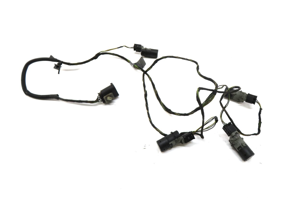 Thumbnail 2: 2006 RANGE ROVER (L322) REAR PDC PARK DISTANCE SENSOR SET w/ HARNESS (BLACK)