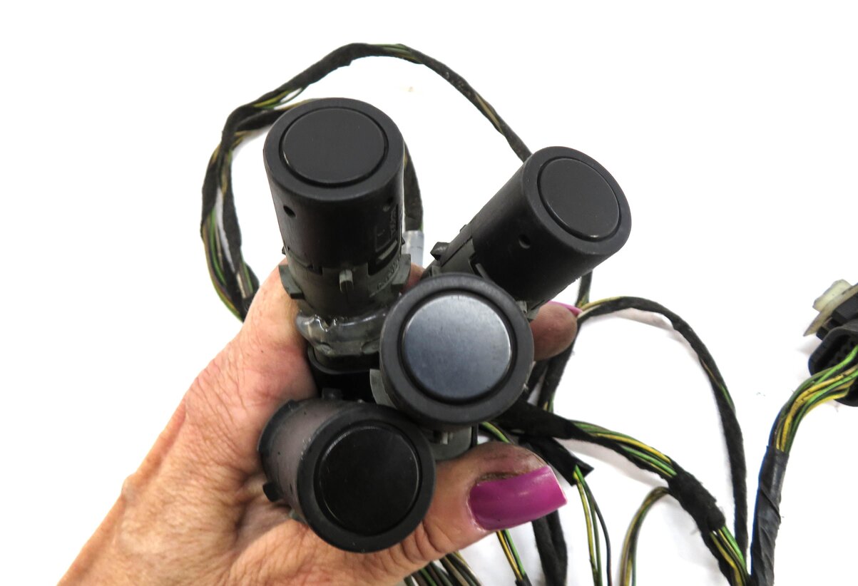 Thumbnail 5: 2006 RANGE ROVER (L322) REAR PDC PARK DISTANCE SENSOR SET w/ HARNESS (BLACK)