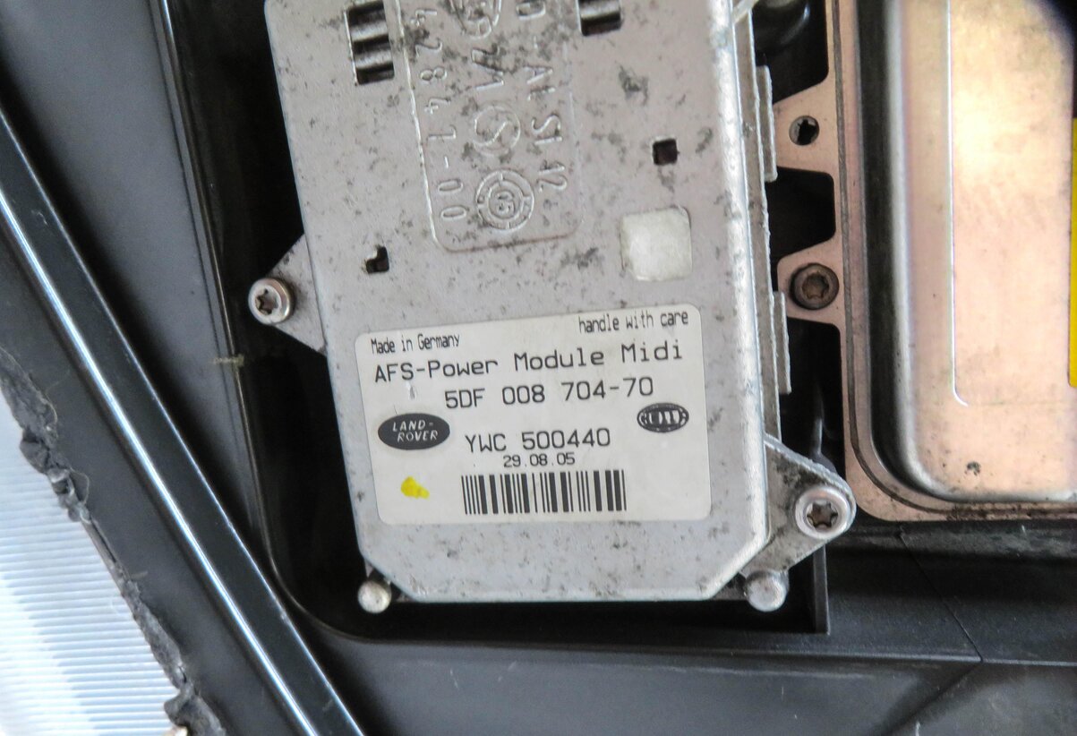 Thumbnail 5: 2006-2009 RANGE ROVER (L322) RIGHT HID XENON ADAPTIVE AFS HEADLIGHT LIGHT LAMP