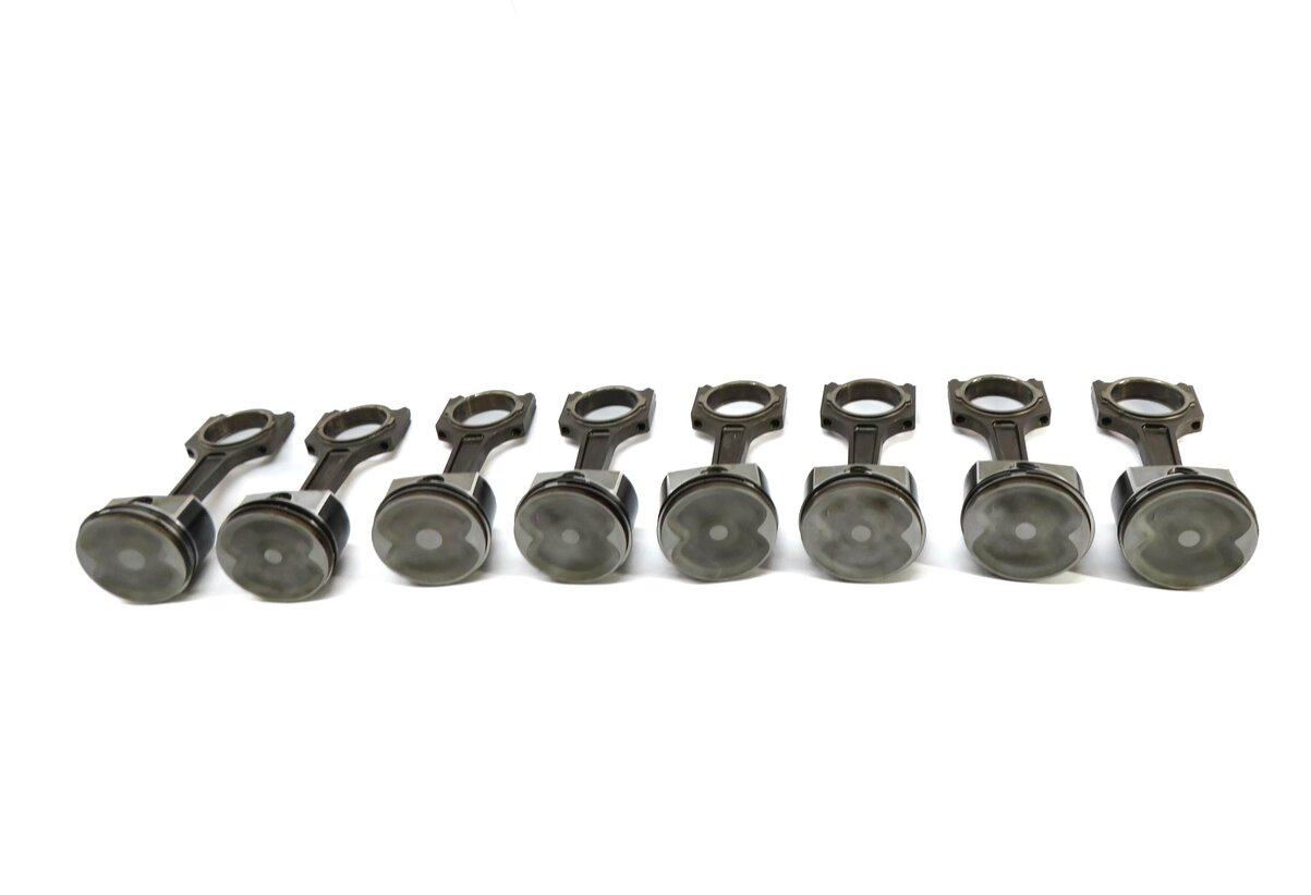 Thumbnail 2: 2006-2009 RANGE ROVER SPORT (L320 L322) 4.2L V8 SUPERCHARGED ENGINE PISTON SET-8