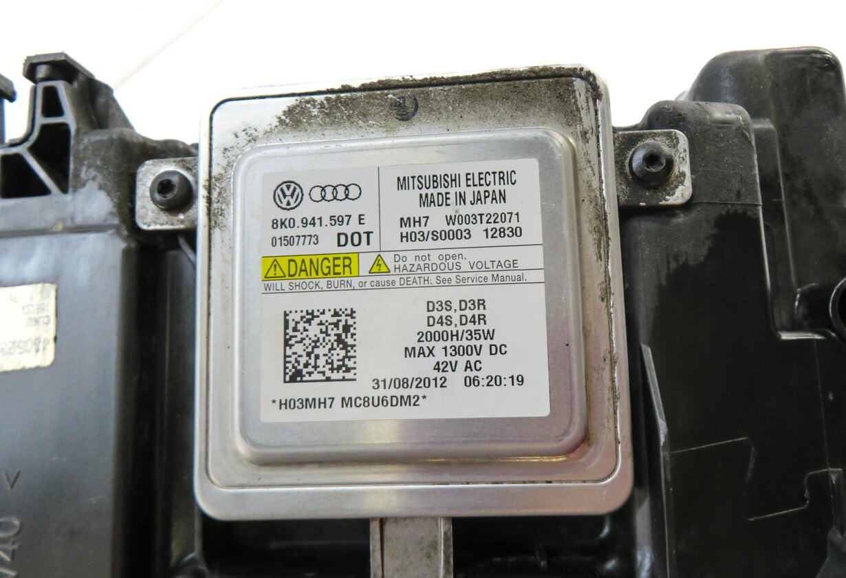 Thumbnail 6: 2013-2016 AUDI A4 S4 (B8 8K) RIGHT - XENON HID HEADLIGHT LIGHT LAMP (NON AFS)