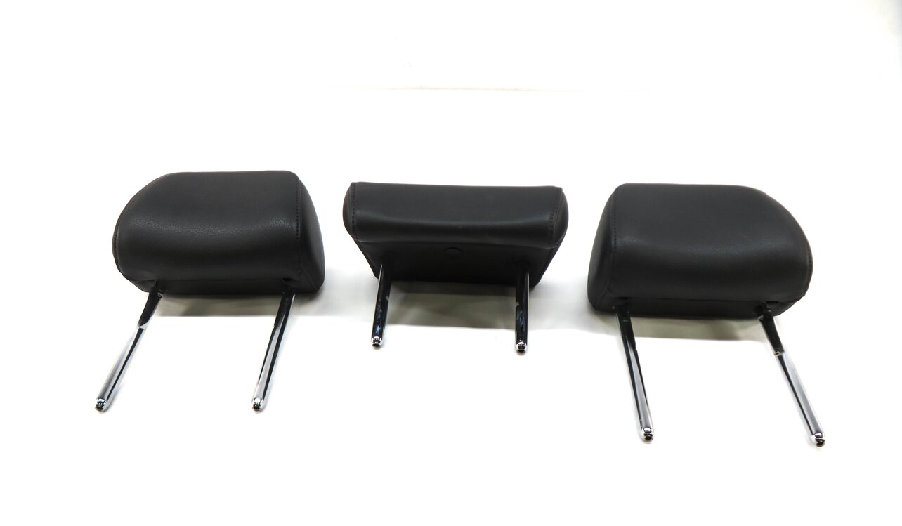 Thumbnail 2: 2013 AUDI A4 (B8 8K) REAR SEAT LEFT CENTER RIGHT HEADREST SET-3 (BLACK FZ)