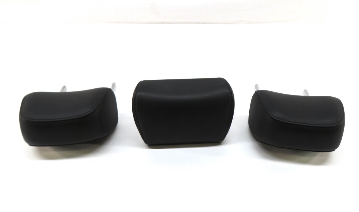Thumbnail 3: 2013 AUDI A4 (B8 8K) REAR SEAT LEFT CENTER RIGHT HEADREST SET-3 (BLACK FZ)