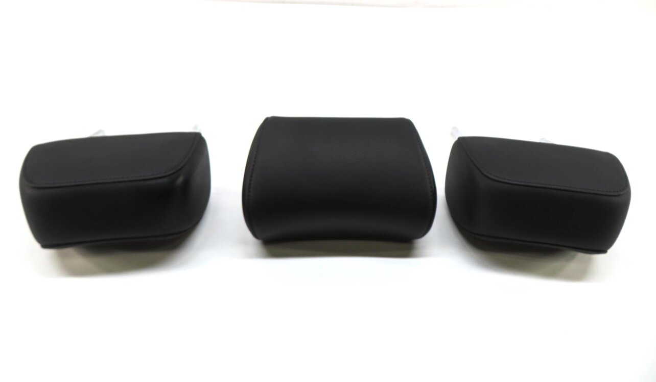 Thumbnail 4: 2013 AUDI A4 (B8 8K) REAR SEAT LEFT CENTER RIGHT HEADREST SET-3 (BLACK FZ)